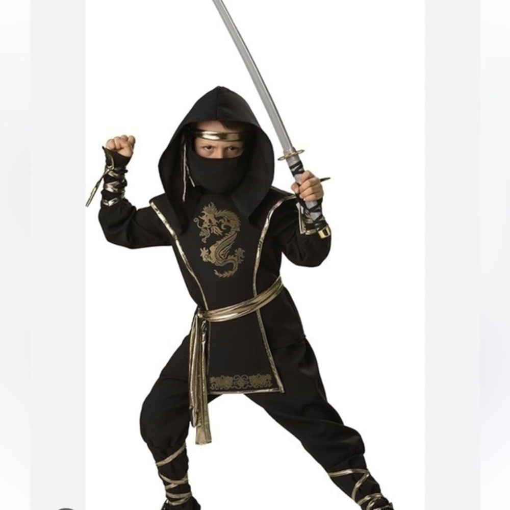 In Character Ninja Warrior costume Halloween costume size 14+ cosplay dress up
